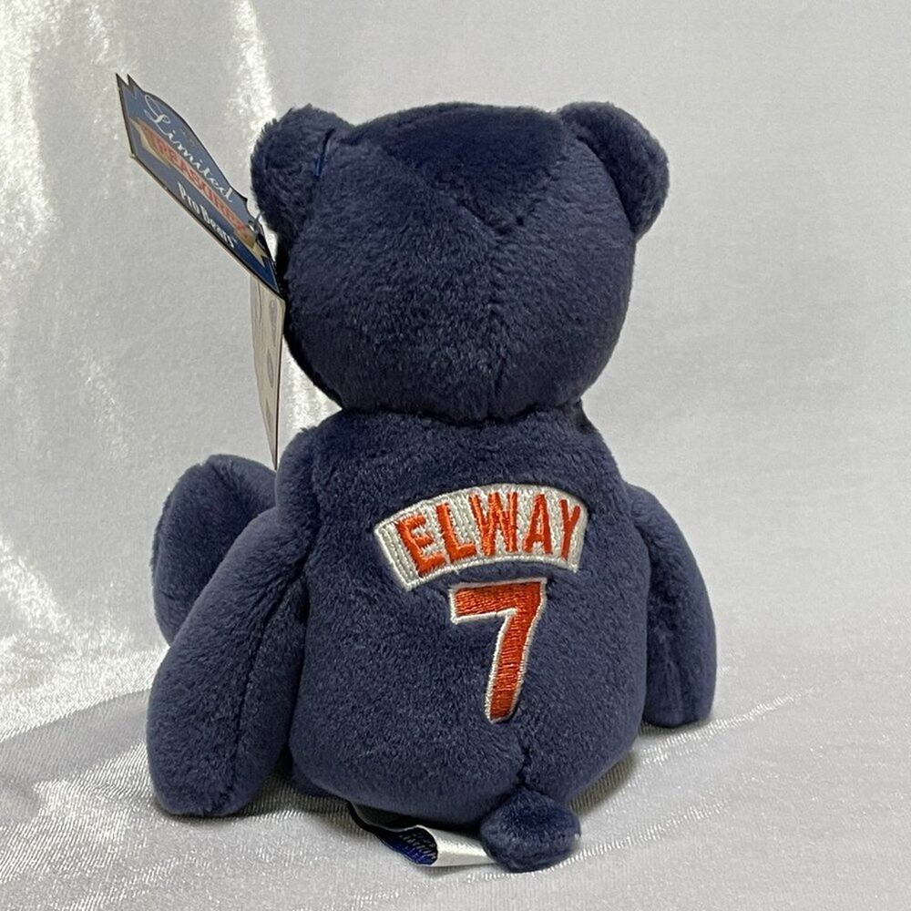 Limited Treasures Pro Bears Denver Broncos John Elway #7 Stuffed Bear NWT - Picture 4 of 11